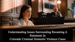 Understanding Issues Surrounding Recanting A Statement In Colorado Criminal Domestic Violence Cases